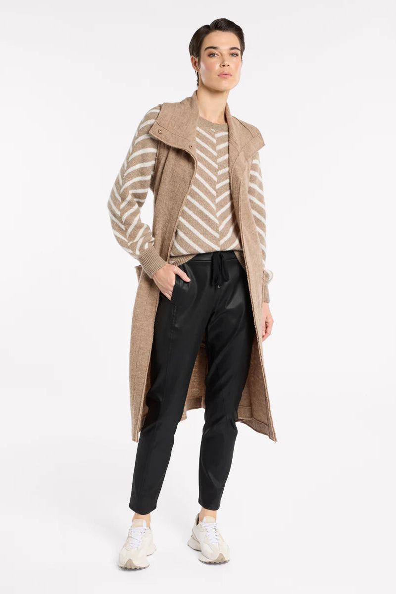 MARCO POLO CHEVRON STRIPE SWEATER - THE VOGUE STORE