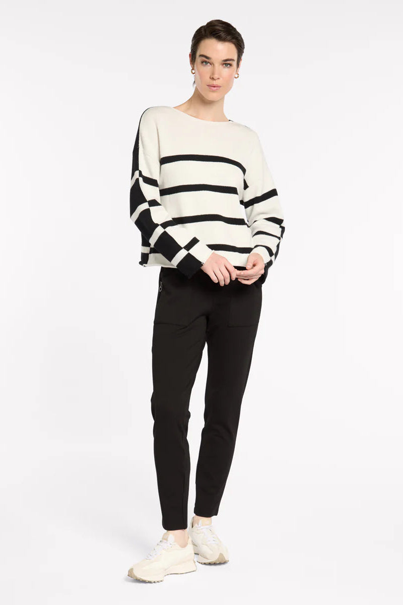 MARCO POLO REVERSIBLE STRIPE KNIT - THE VOGUE STORE