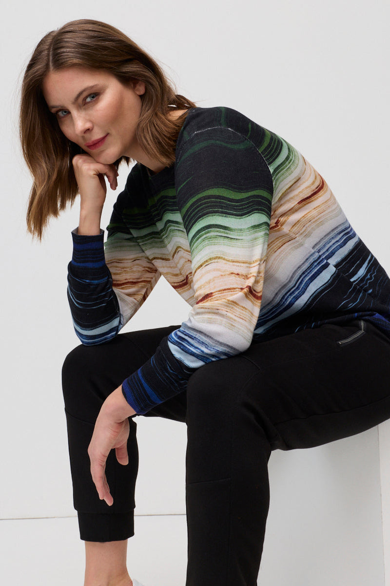 MARCO POLO AFTERNOON SHADOWS KNIT - AFTERNOON SHADOWS - THE VOGUE STORE
