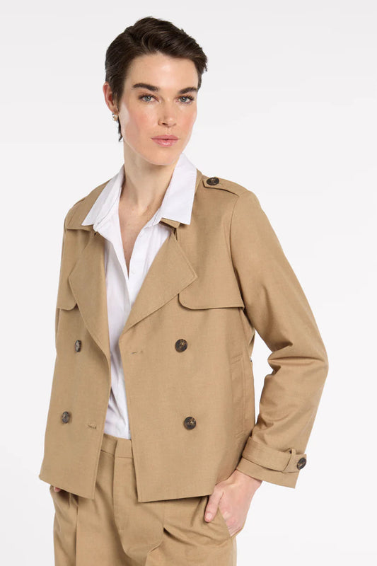 MARCO POLO CROPPED TRENCH - THE VOGUE STORE