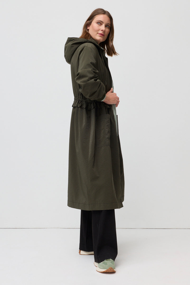 MARCO POLO ON THE GO SHOWERPROOF JACKET - KHAKI - THE VOGUE STORE