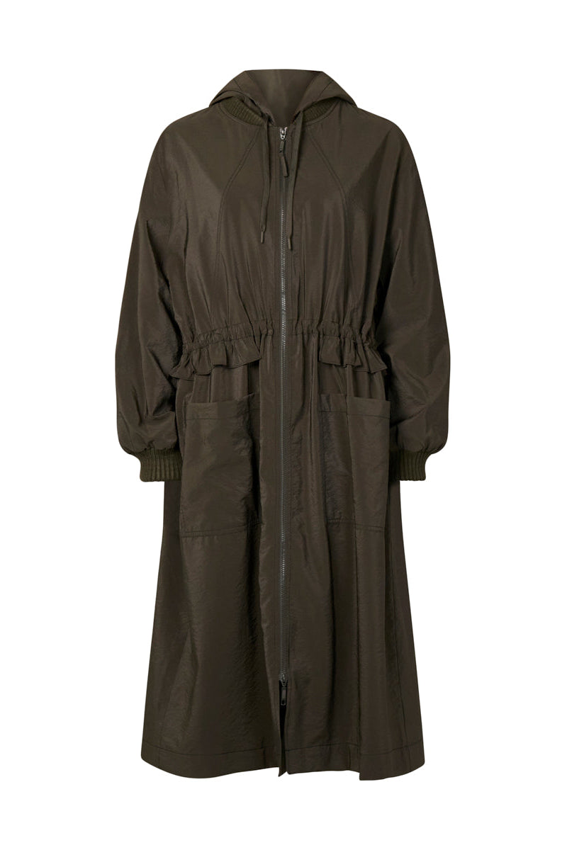 MARCO POLO ON THE GO SHOWERPROOF JACKET - KHAKI - THE VOGUE STORE