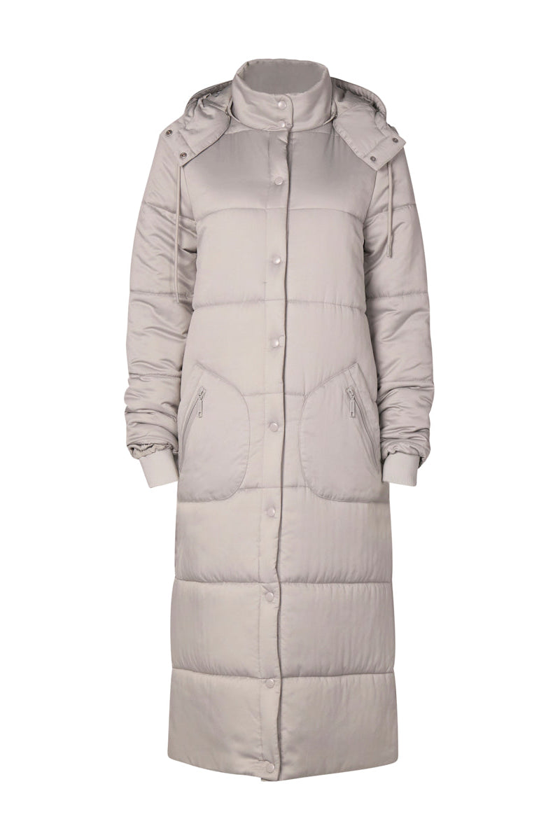 MARCO POLO SHINE BRIGHT PUFFA - SILVER - THE VOGUE STORE