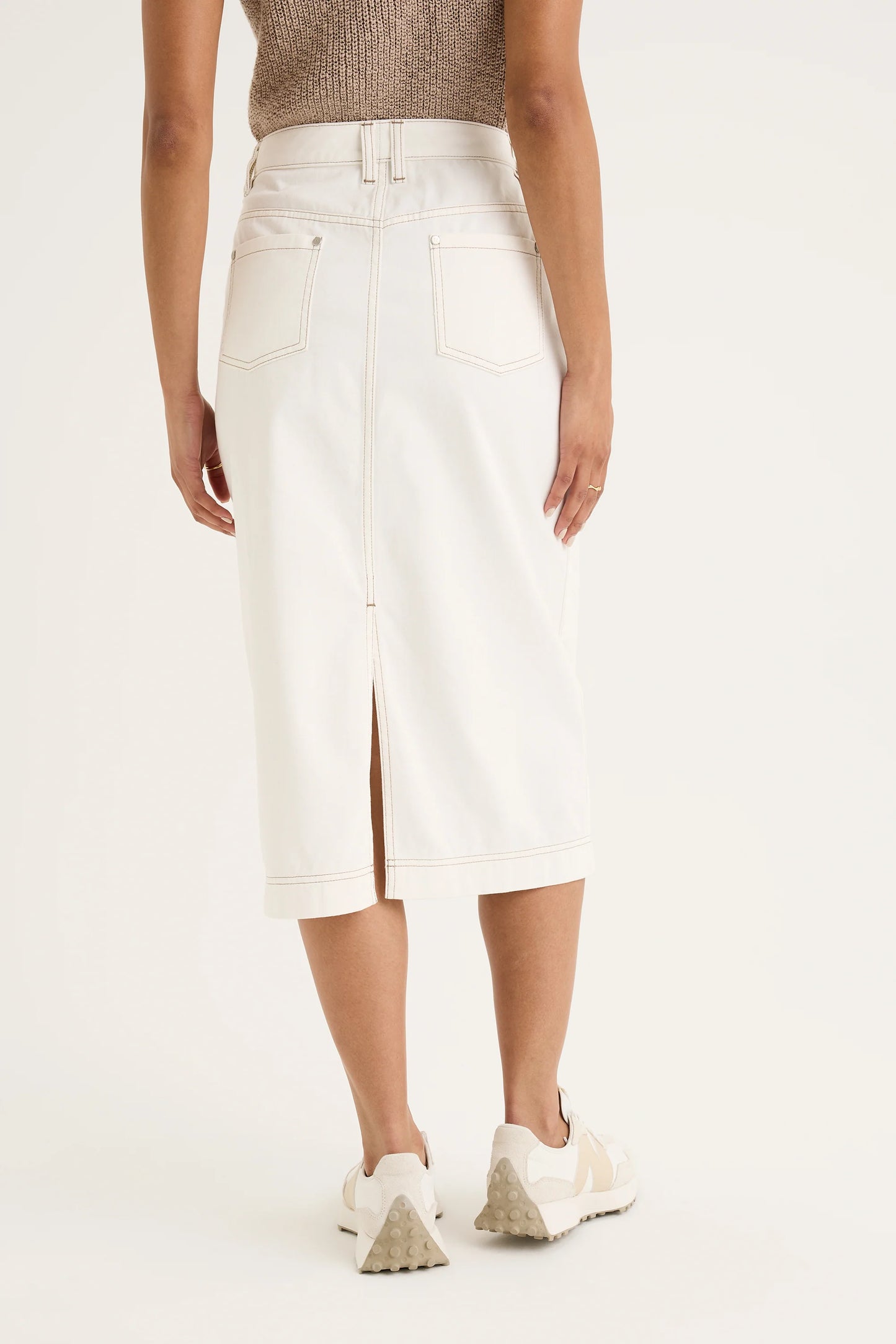 YARRA TRAIL BRIAR SKIRT - ECRU - THE VOGUE STORE