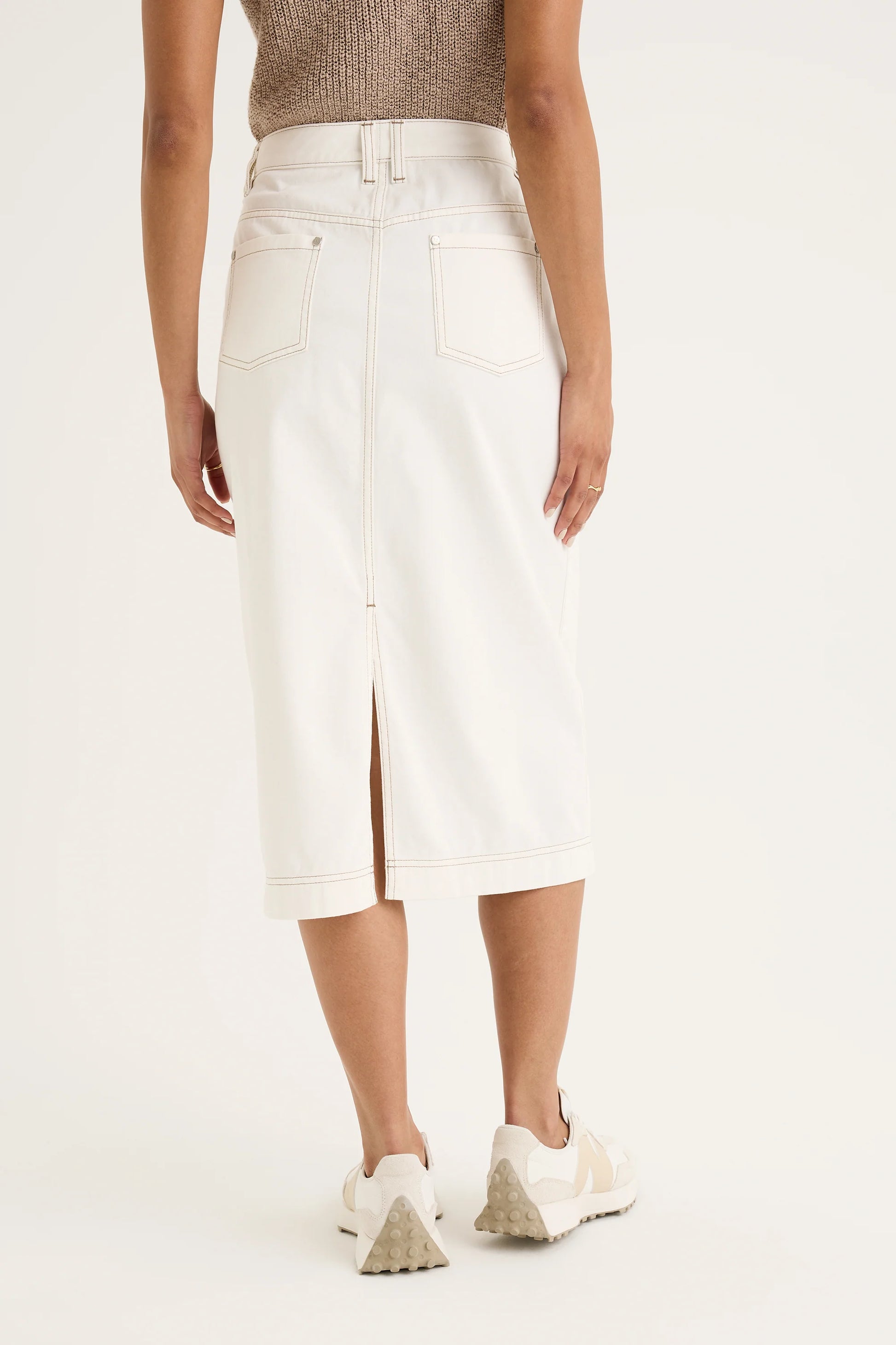 YARRA TRAIL BRIAR SKIRT - ECRU - THE VOGUE STORE
