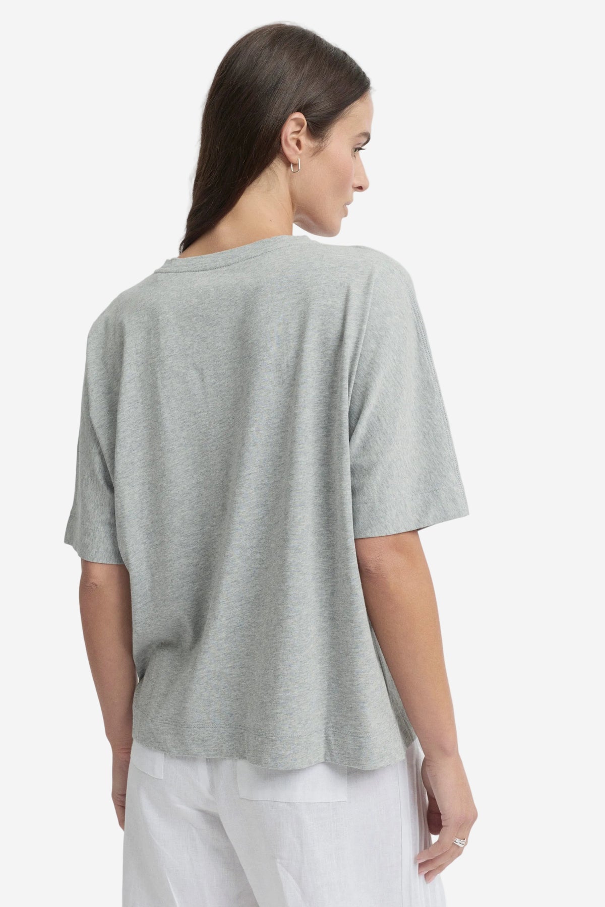 YARRA TRAIL GLASS TEE - ASH MARLE - THE VOGUE STORE 