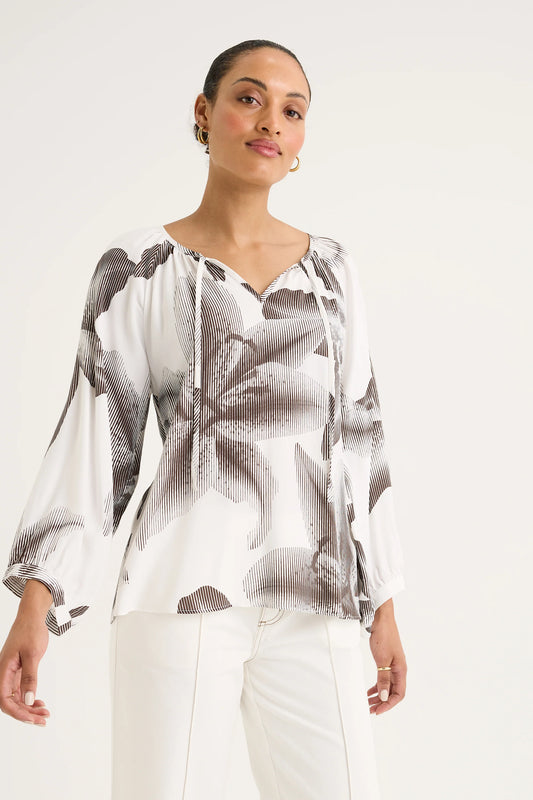 YARRA TRAIL BOTANIC TOP - THE VOGUE STORE