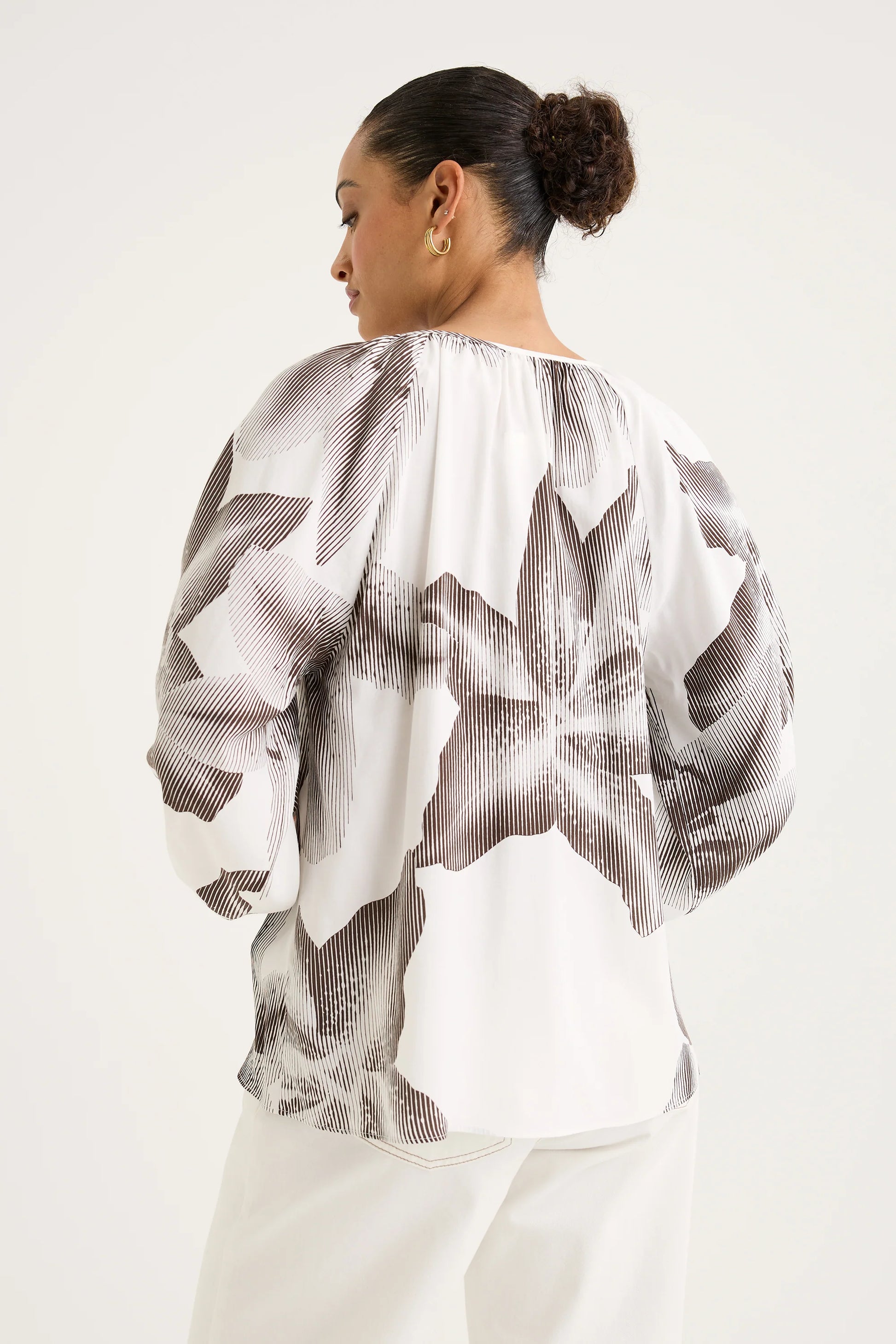 YARRA TRAIL BOTANIC TOP - THE VOGUE STORE