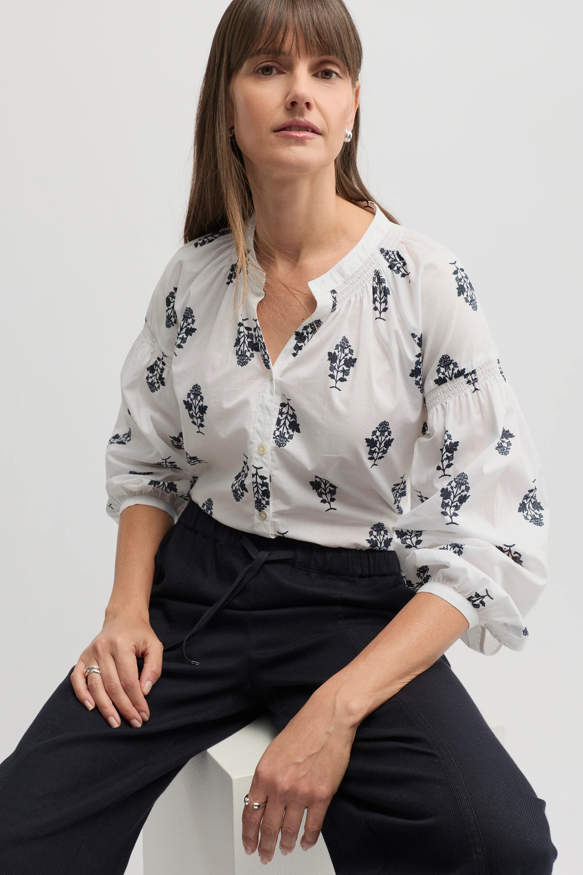 YARRA TRAIL BALMY SHIRT - BALMY PRINT - THE VOGUE STORE