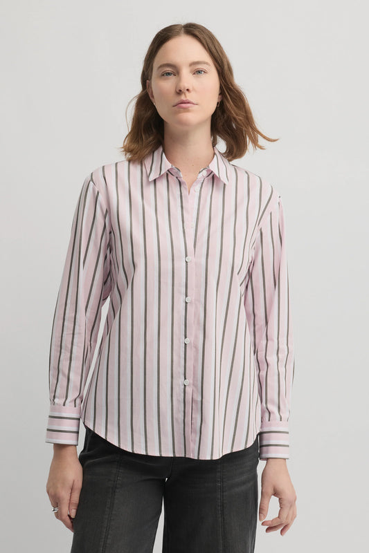 YARRA TRAIL BROADWAY SHIRT - PETAL/LODEN - THE VOGUE STORE