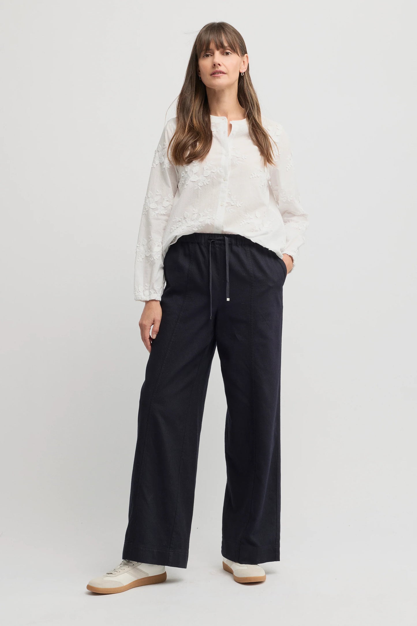 YARRA TRAIL DAINTY SHIRT - WHITE - THE VOGUE STORE