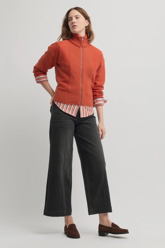YARRA TRAIL EMBER KNIT JACKET - AUTUMN - THE VOGUE STORE