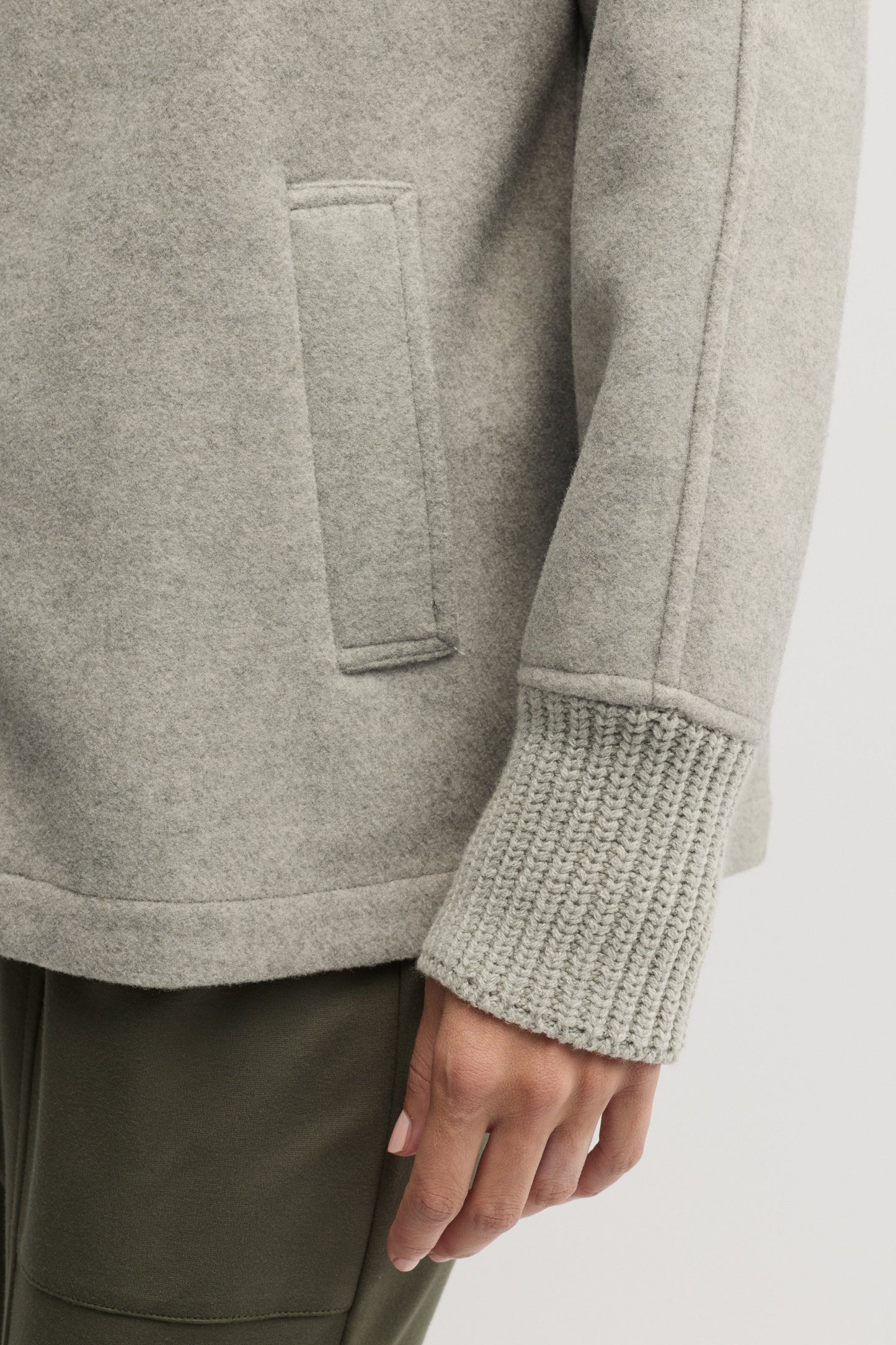 YARRA TRAIL EQUINOX JACKET - SILVER MARLE - THE VOGUE STORE