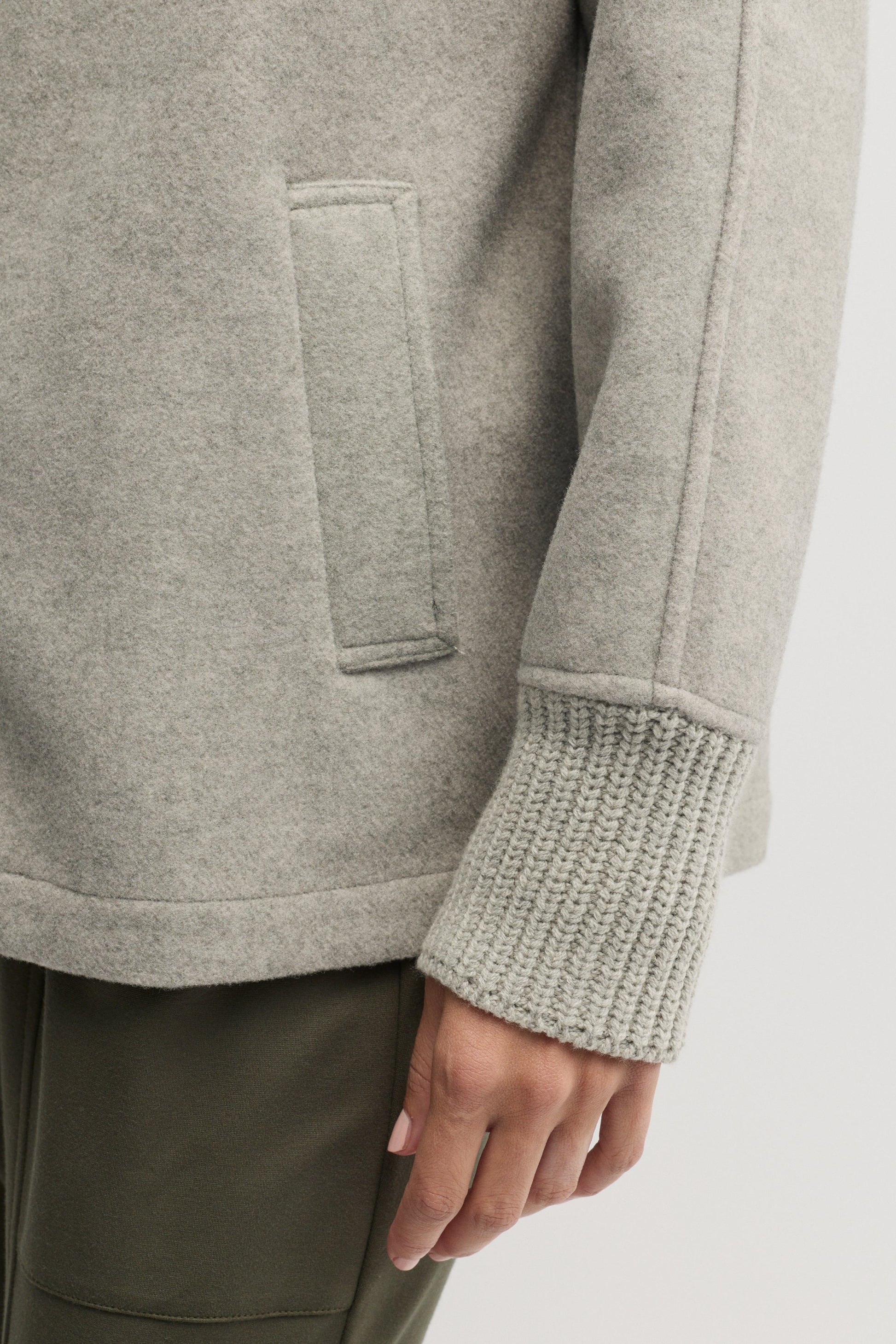 YARRA TRAIL EQUINOX JACKET - SILVER MARLE - THE VOGUE STORE