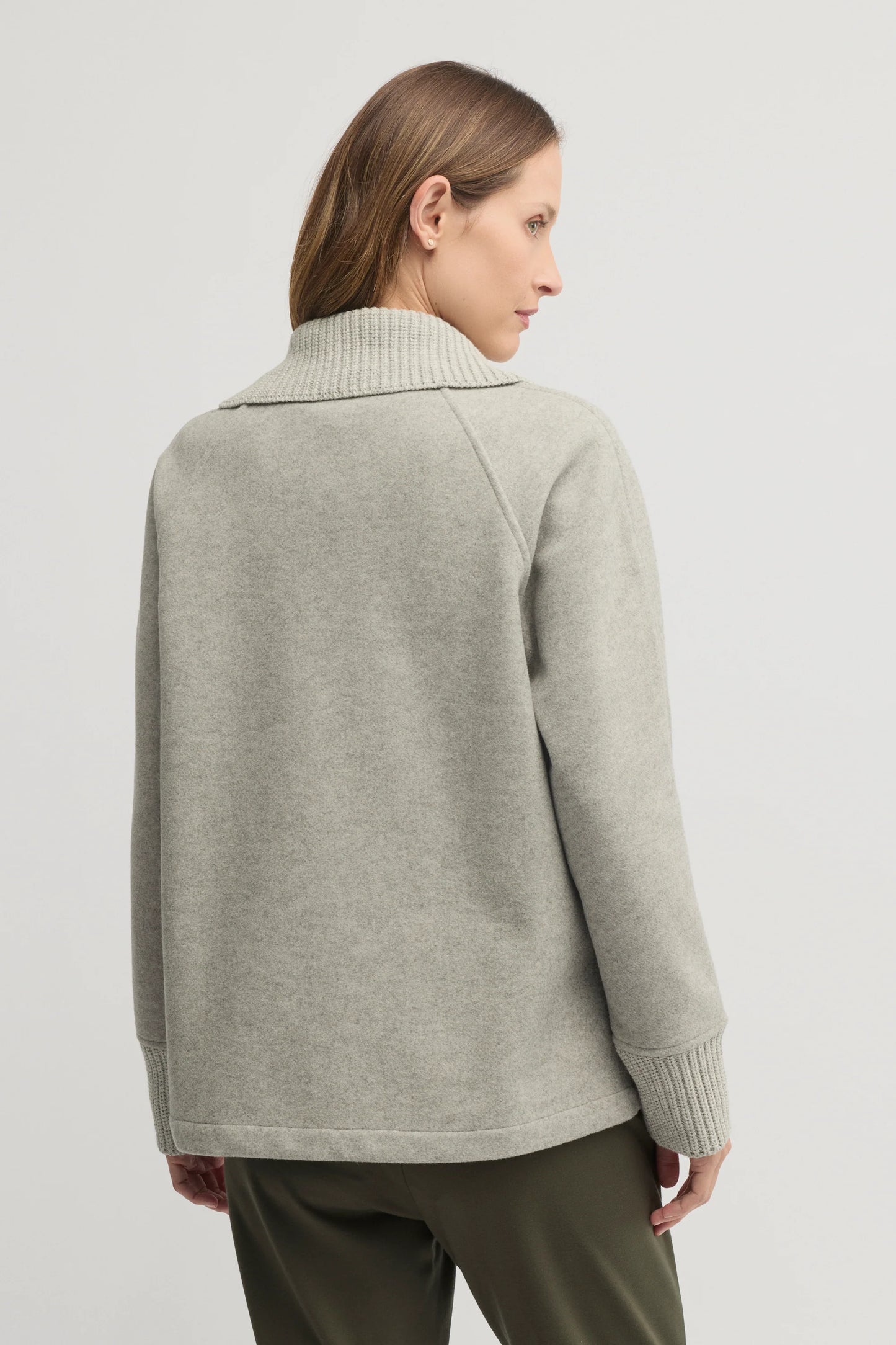 YARRA TRAIL EQUINOX JACKET - SILVER MARLE - THE VOGUE STORE