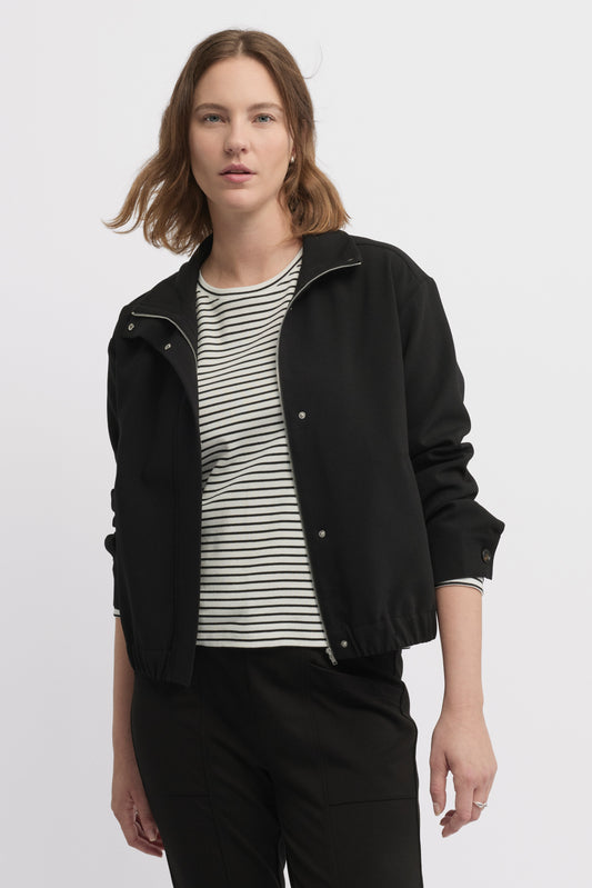 YARRA TRAIL TWANY JACKET - BLACK - THE VOGUE STORE