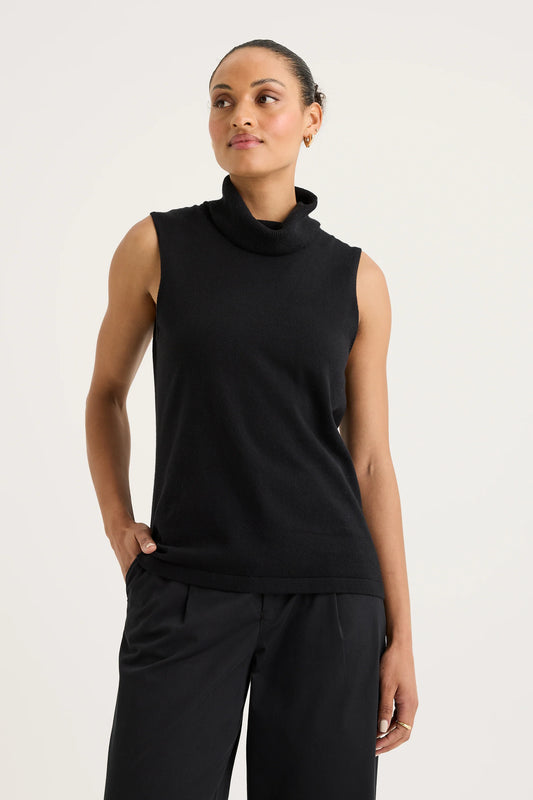 YARRA TRAIL TRANQUIL KNIT - BLACK - THE VOGUE STORE