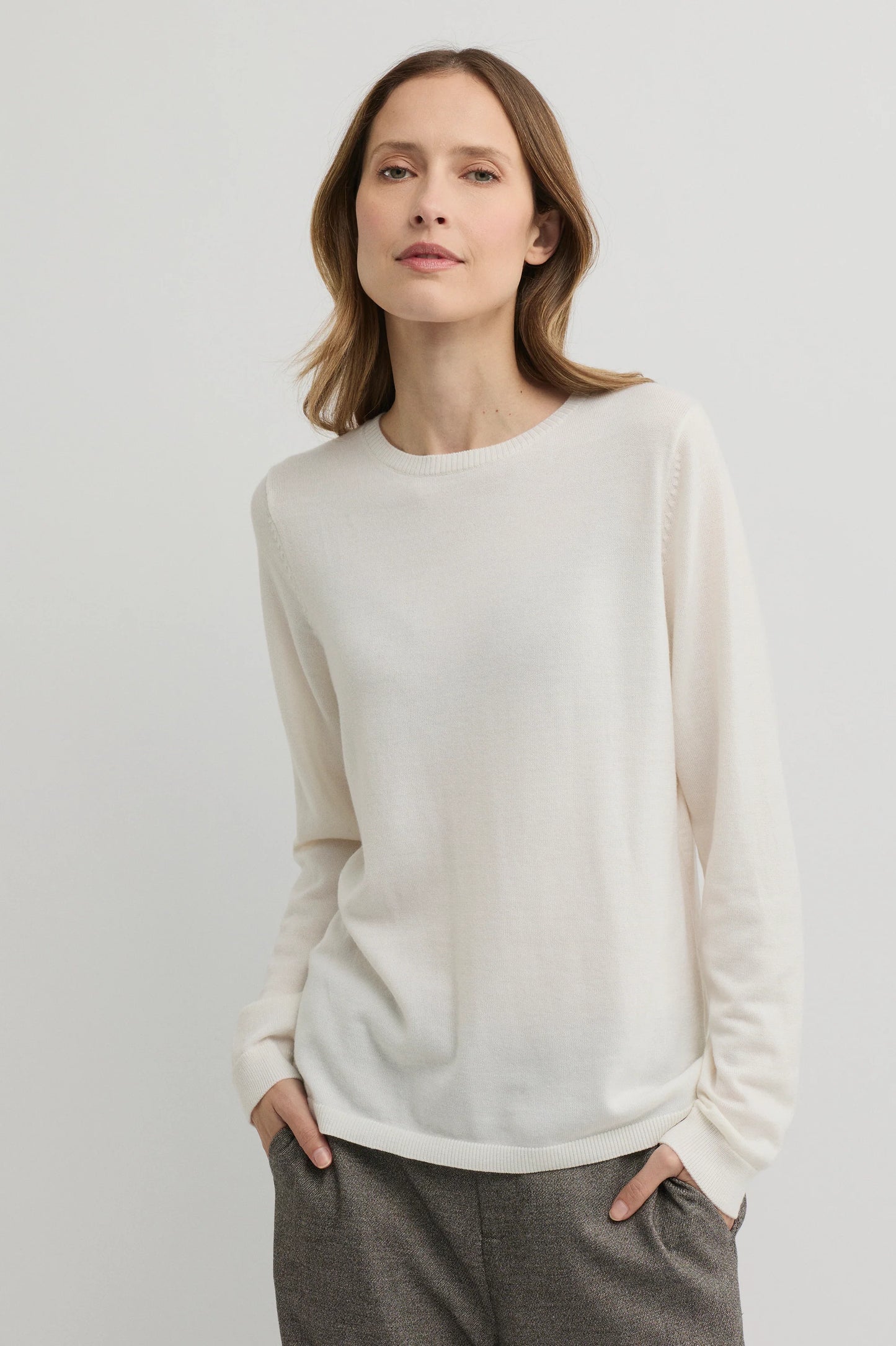 YARRA TRAIL VILLA KNIT - ECRU - THE VOGUE STORE