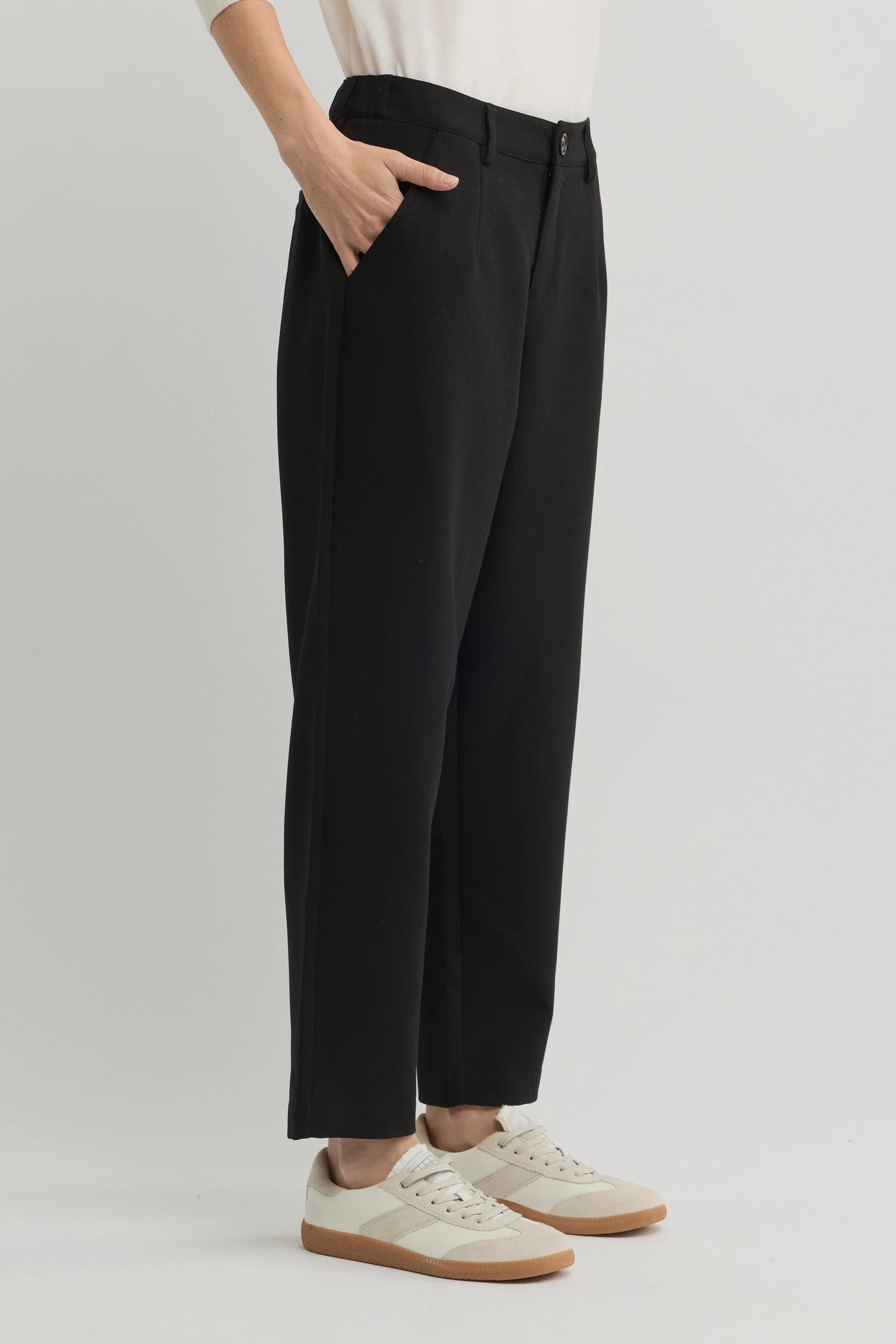 YARRA TRAIL TWANY PANT - BLACK - THE VOGUE STORE
