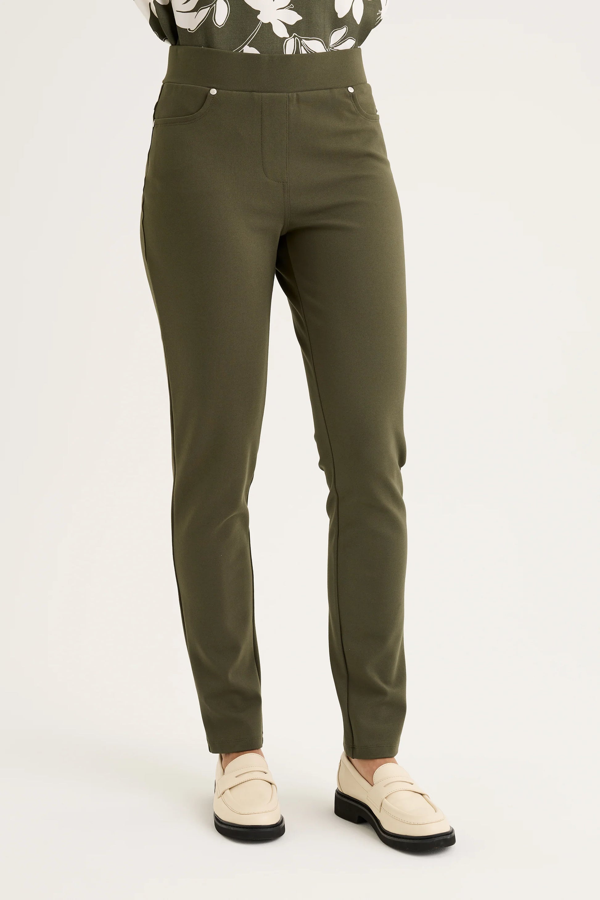 YARRA TRAIL REFLECTION PANT - KHAKI - THE VOGUE STORE