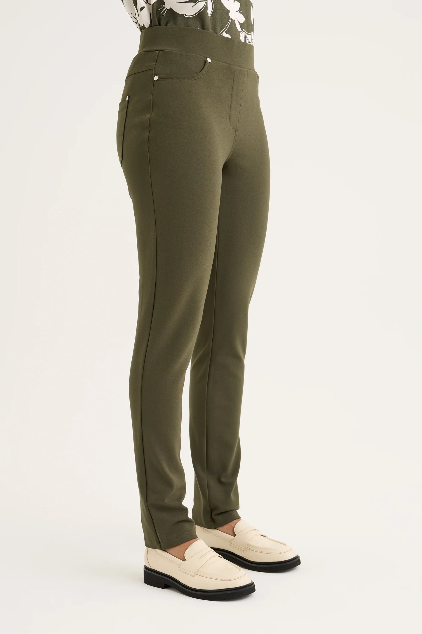 YARRA TRAIL REFLECTION PANT - KHAKI - THE VOGUE STORE
