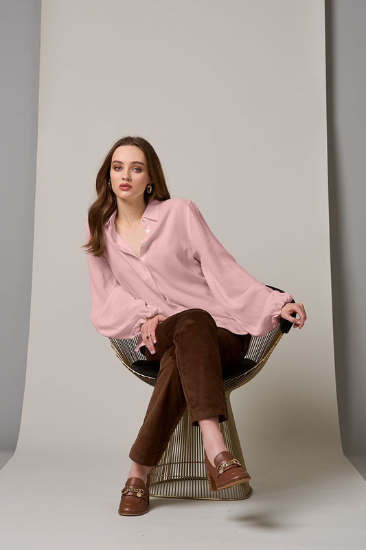 LOOBIES STORY GEORGIE SHIRT - MARSHMALLOW - THE VOGUE STORE