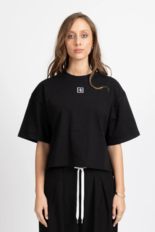 FEDERATION YESTERDAY TEE CUBE - BLACK - THE VOGUE STORE