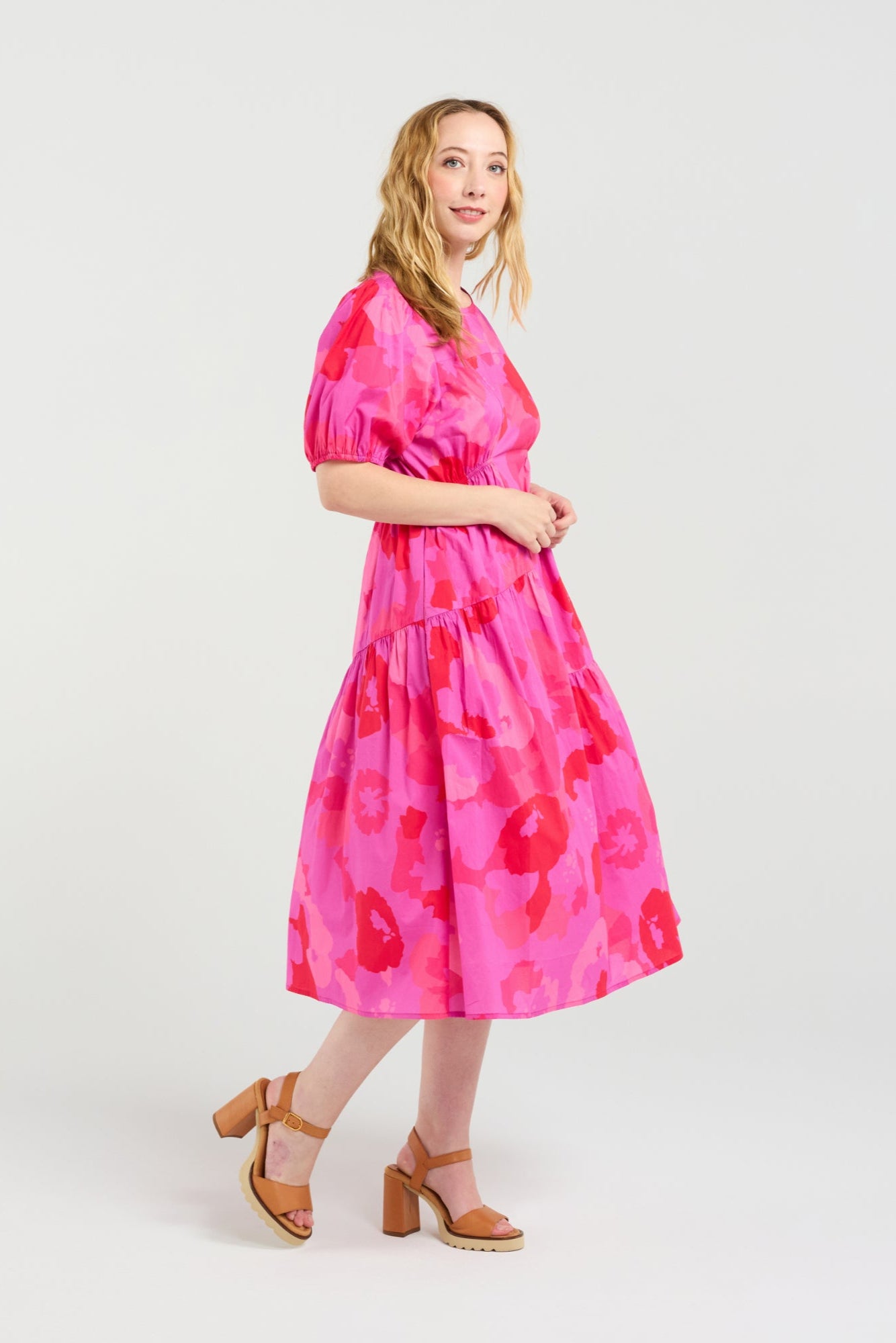 ZAFINA VICTORIA DRESS - FUSCIA BURST - THE VOGUE STORE