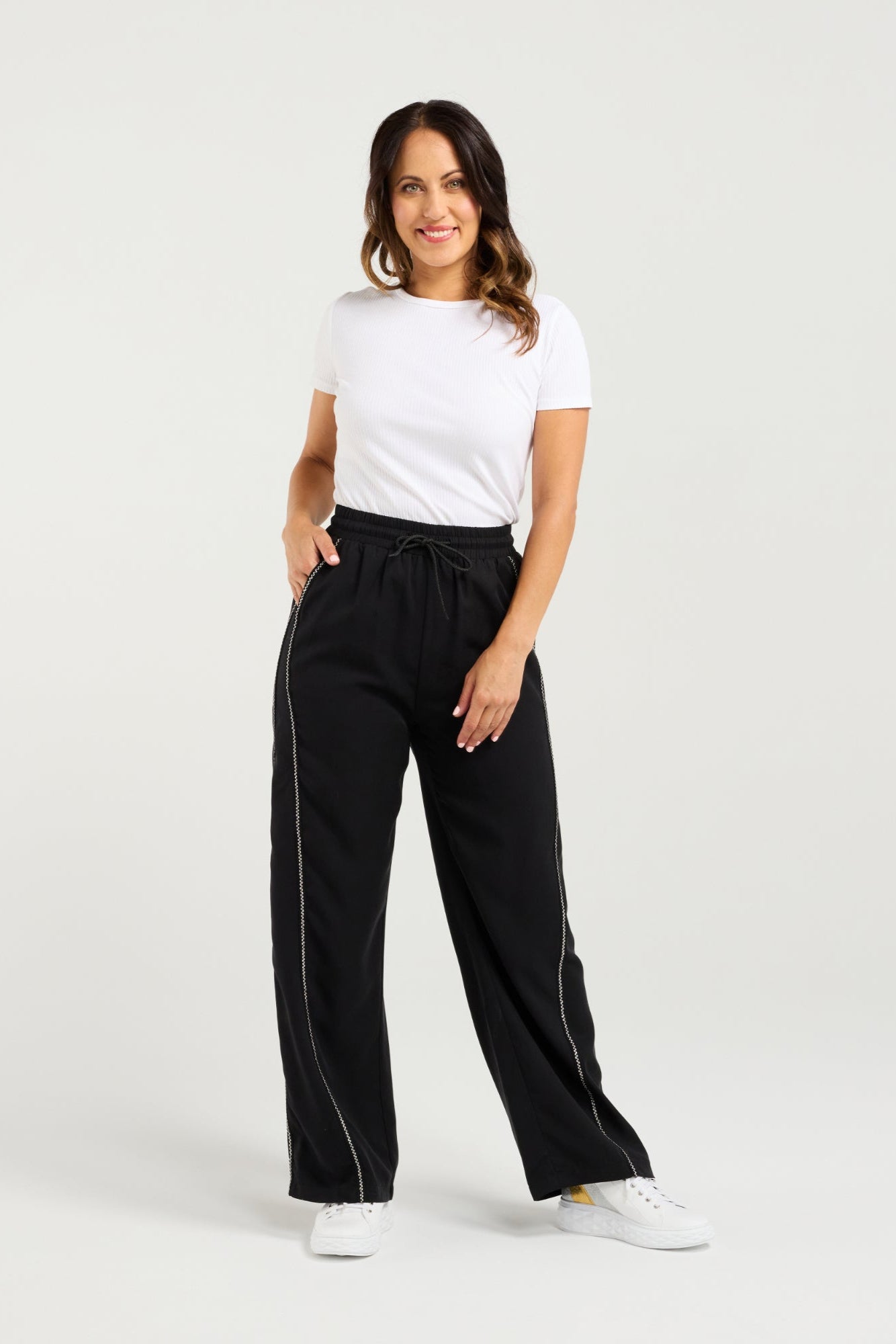 ZAFINA POLLY PANT - BLACK - THE VOGUE STORE
