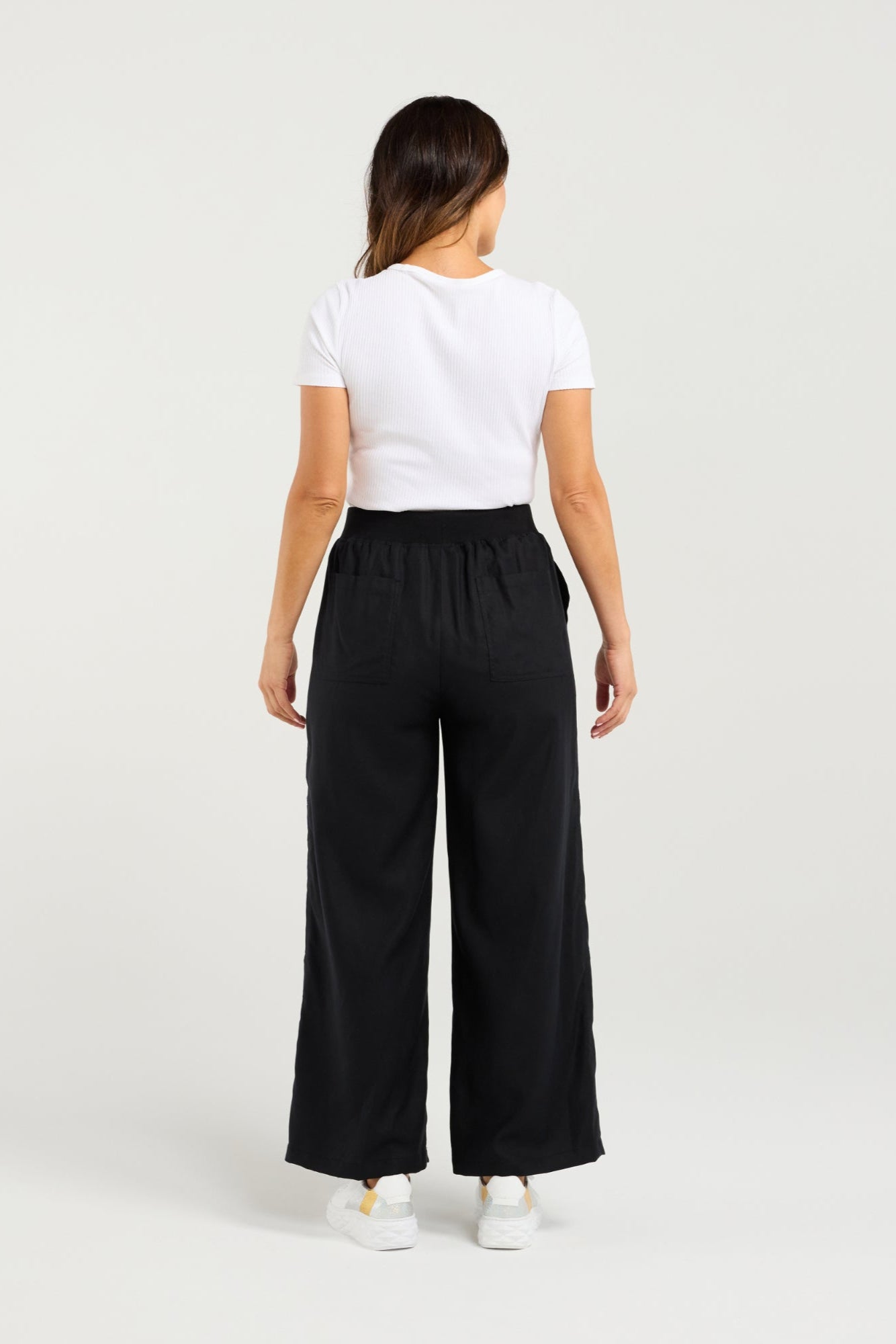 ZAFINA TALLULAH PANT - BLACK - THE VOGUE STORE