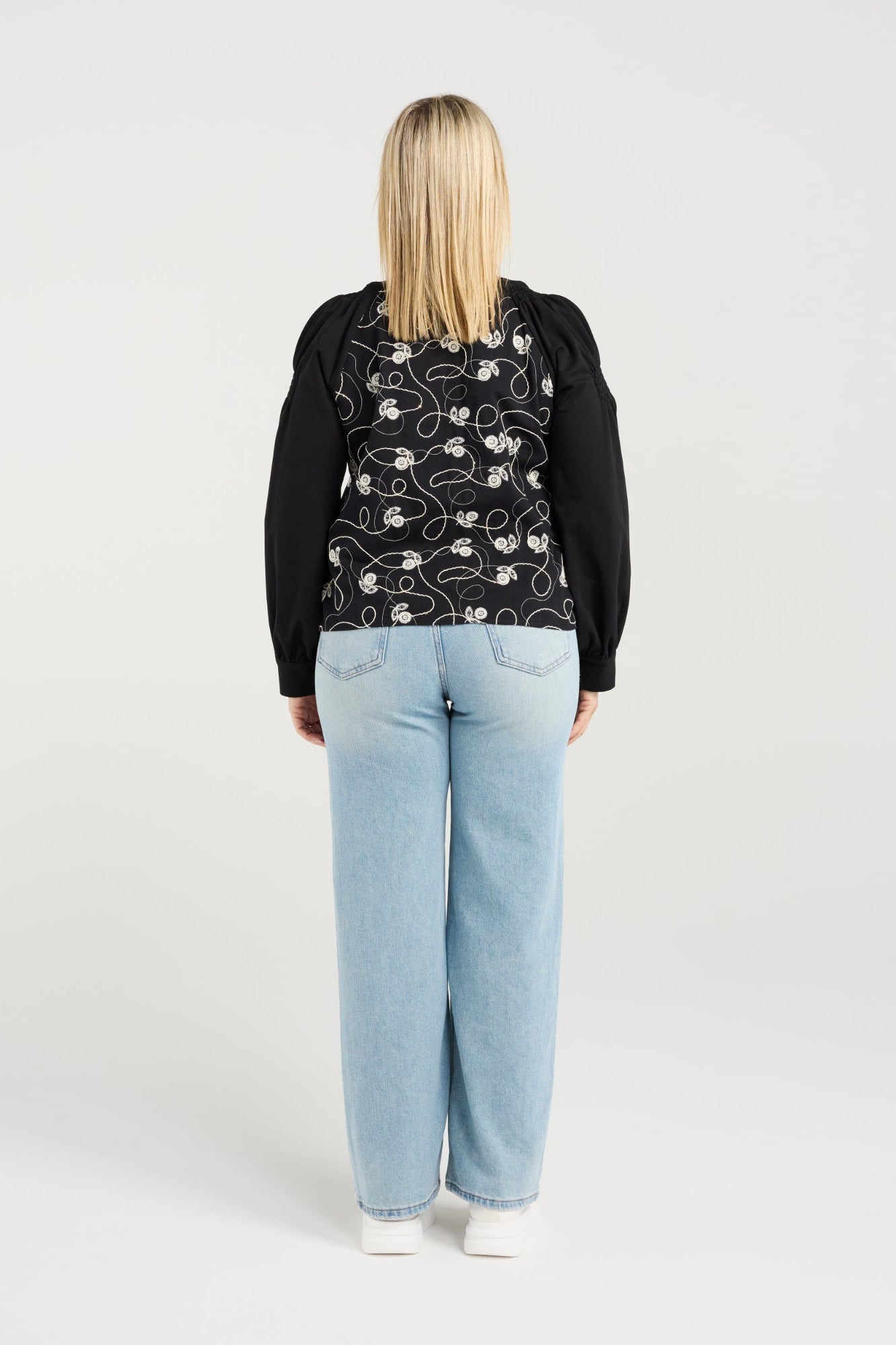 ZAFINA ALINA TOP - FLOWER THREAD - THE VOGUE STORE