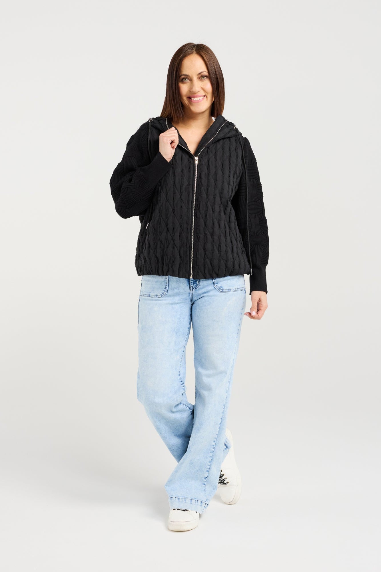 ZAFINA JOSSIE JACKET - BLACK - THE VOGUE STORE