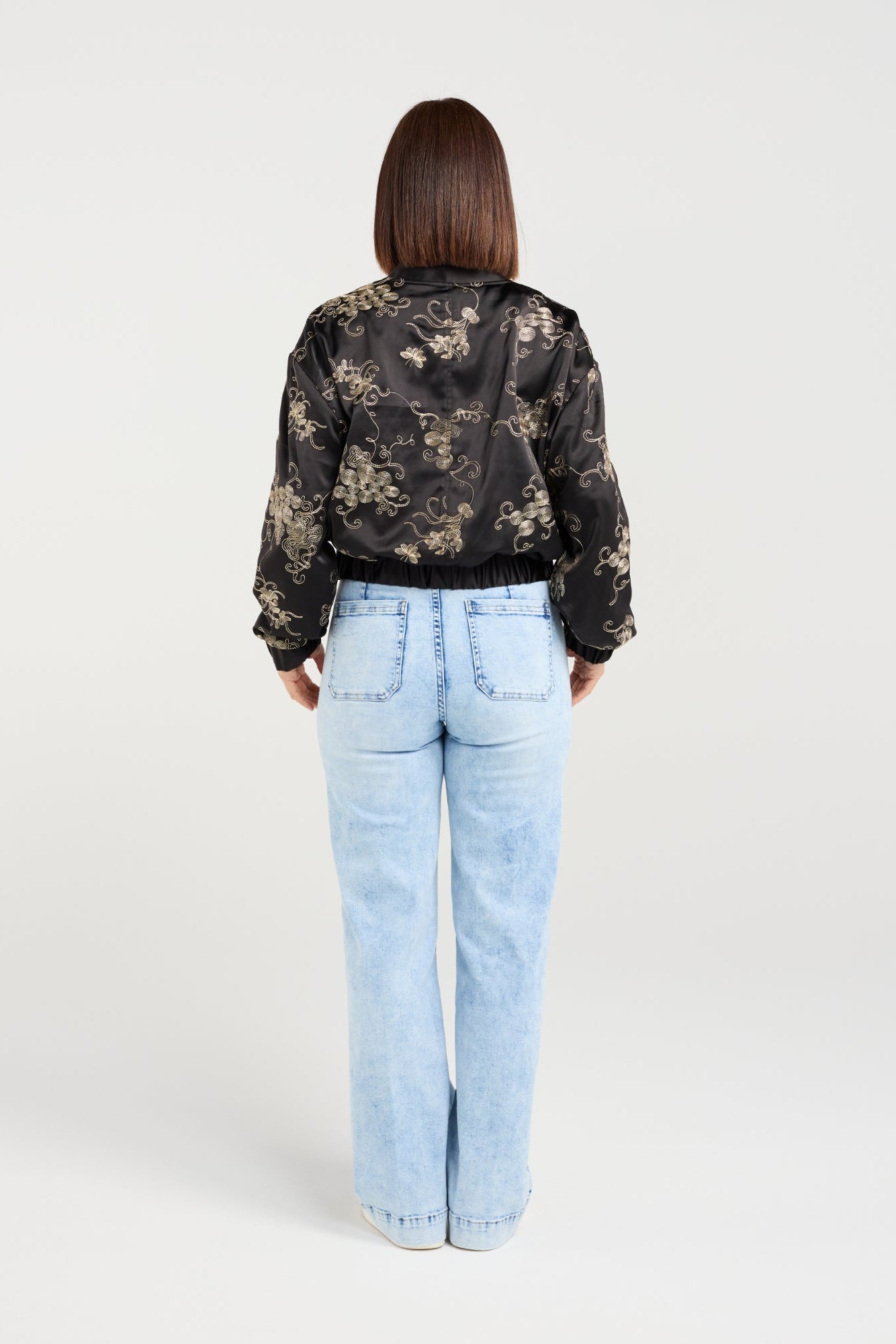 ZAFINA RAVEN JACKET - GILDED BLOOM - THE VOGUE STORE