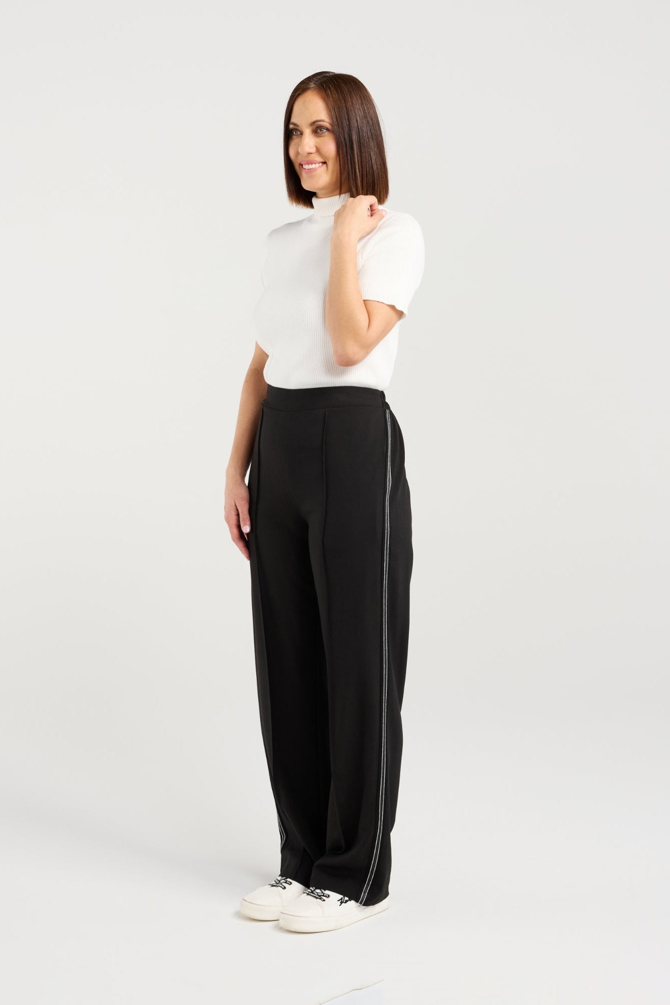 ZAFINA MARO PANT - BLACK - THE VOGUE STORE