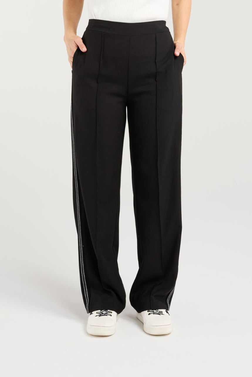 ZAFINA MARO PANT - BLACK - THE VOGUE STORE