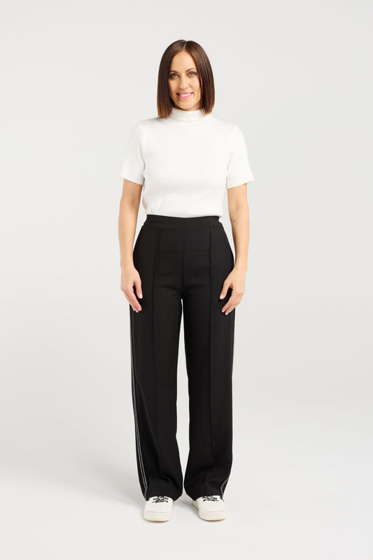 ZAFINA MARO PANT - BLACK - THE VOGUE STORE