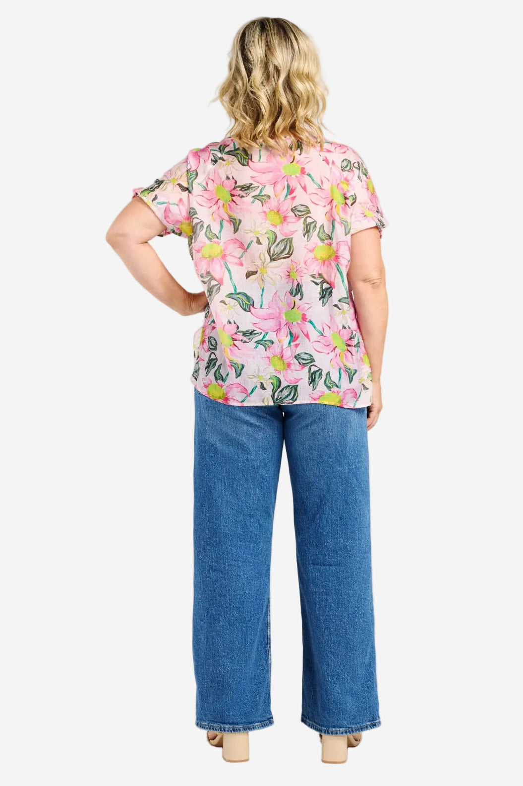 ZAFINA ELLA TOP - GENTLE GARDEN - THE VOGUE STORE