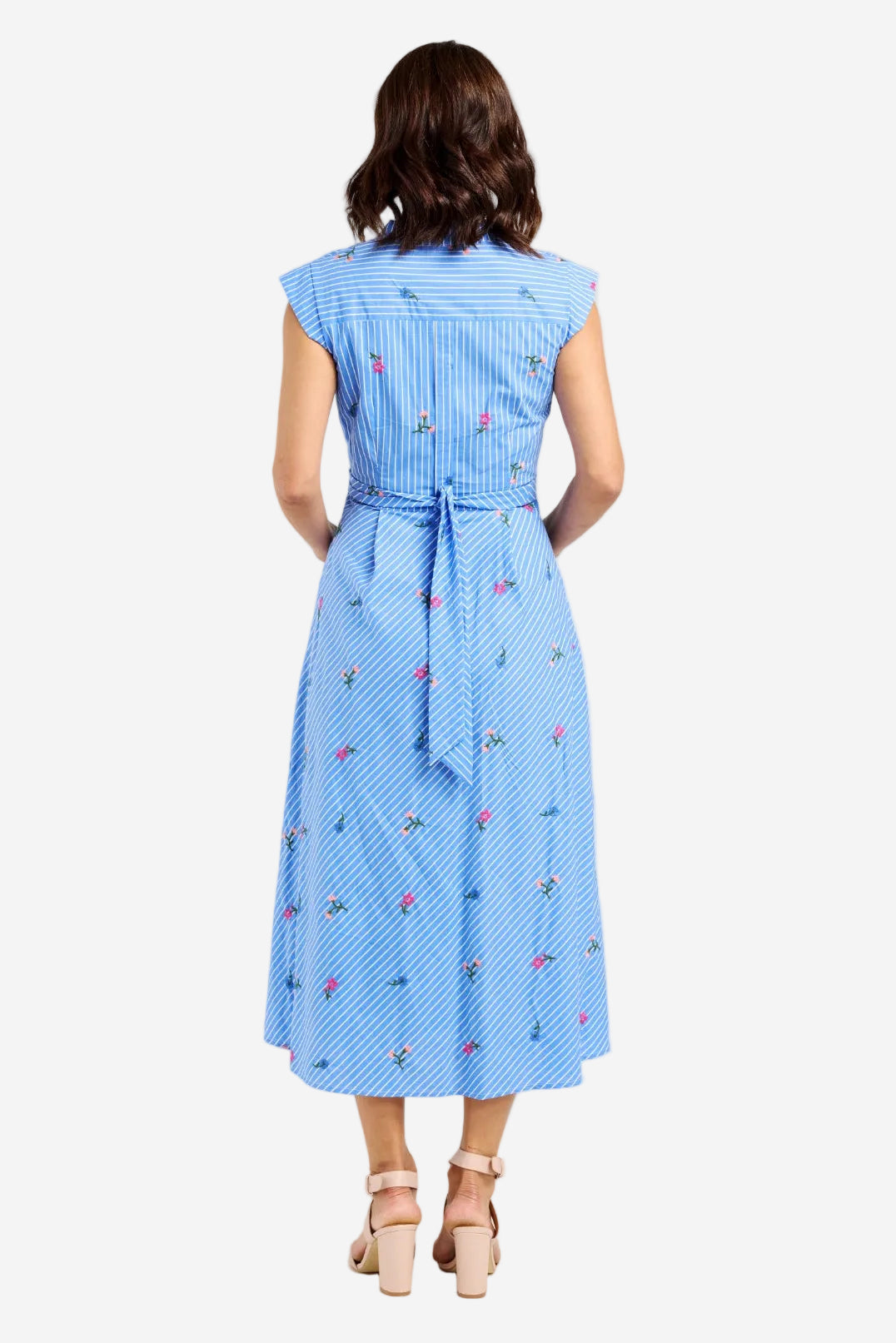 ZAFINA MILA DRESS - SPRING STRIPE - THE VOGUE STORE