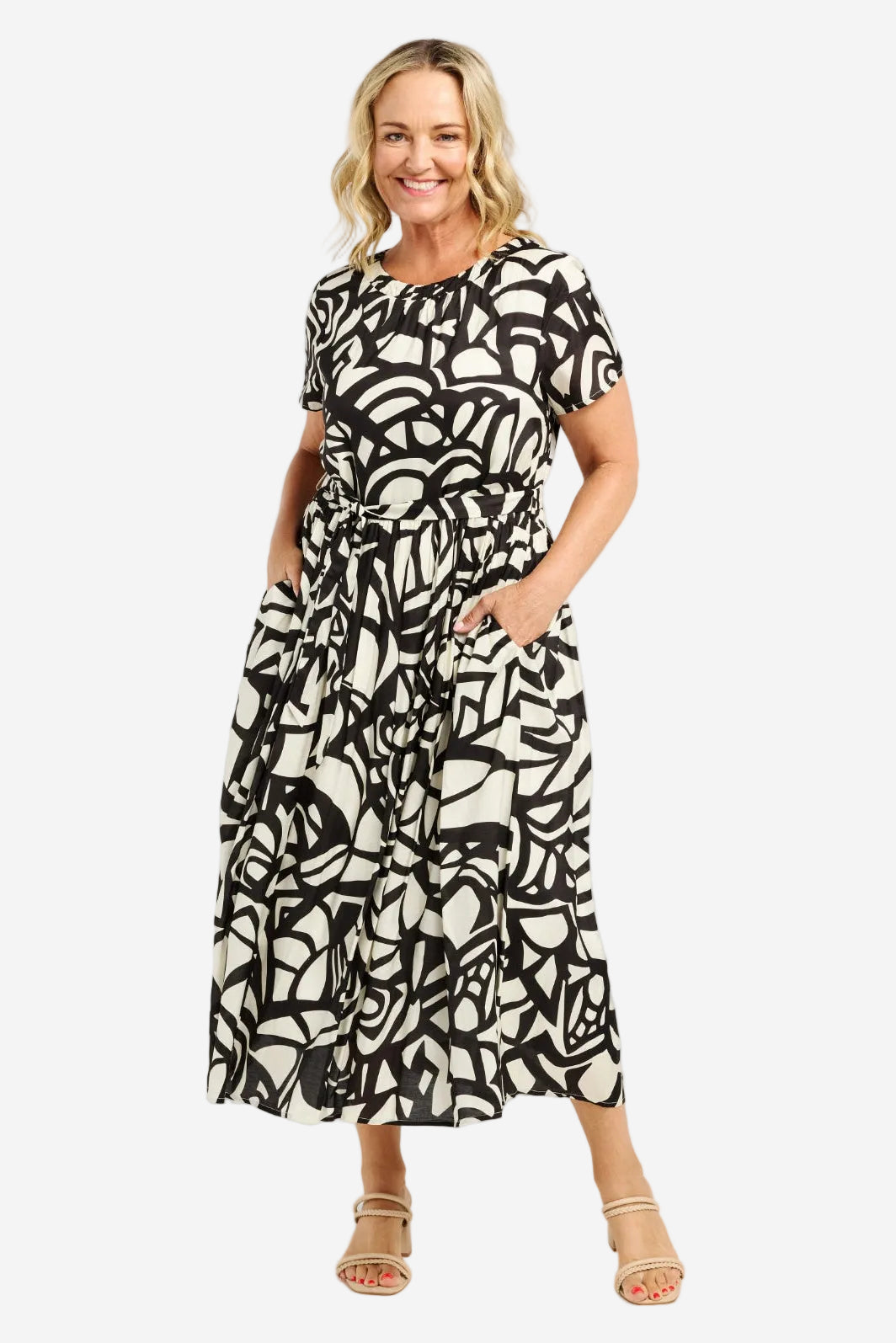 ZAFINA SCARLETT DRESS - BOLD EDGE - THE VOGUE STORE
