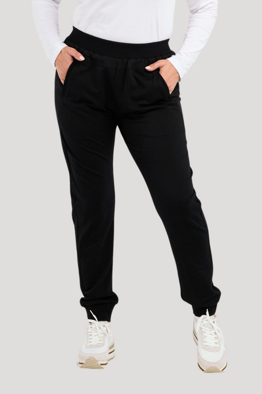 ZAFINA ALICE PANT - BLACK - THE VOGUE STORE