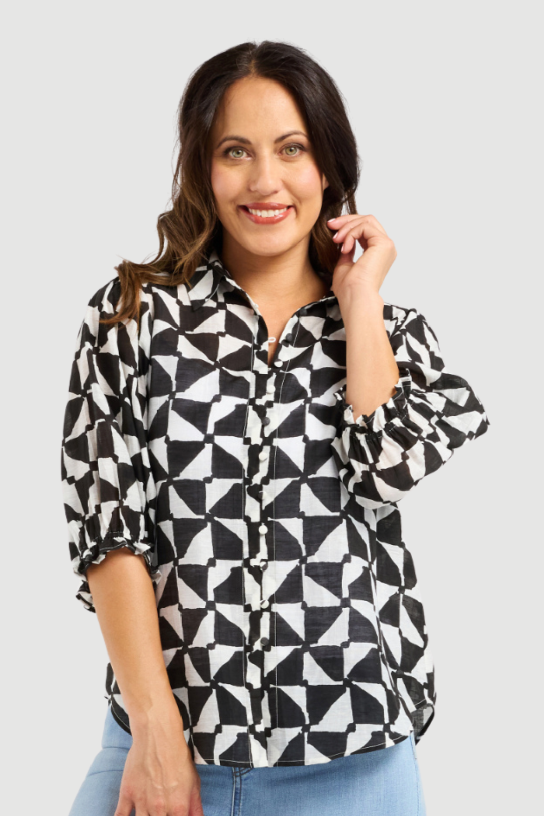 ZAFINA TESSA BLOUSE - WINDMILL - THE VOGUE STORE