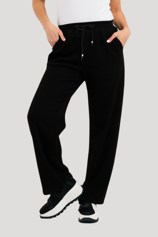 ZAFINA NOVA PANT - BLACK - THE VOGUE STORE