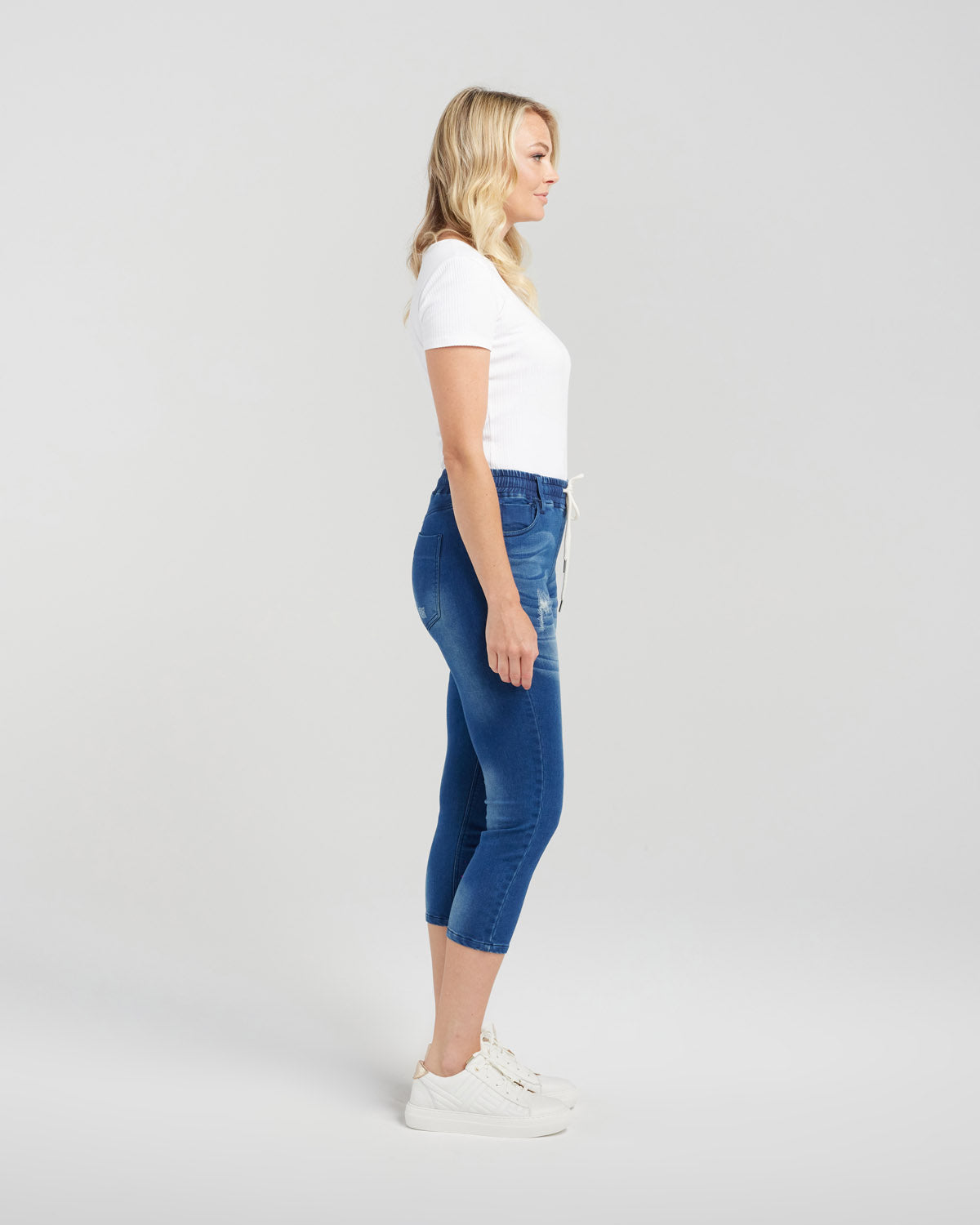 ZAFINA FRANKIE PANT - DENIM - THE VOGUE STORE