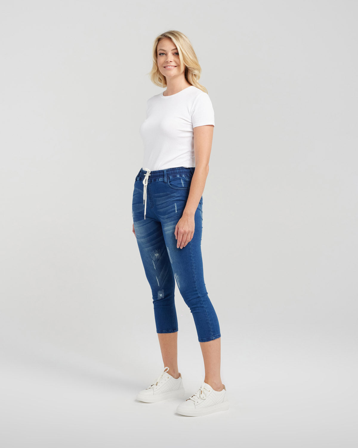 ZAFINA FRANKIE PANT - DENIM - THE VOGUE STORE