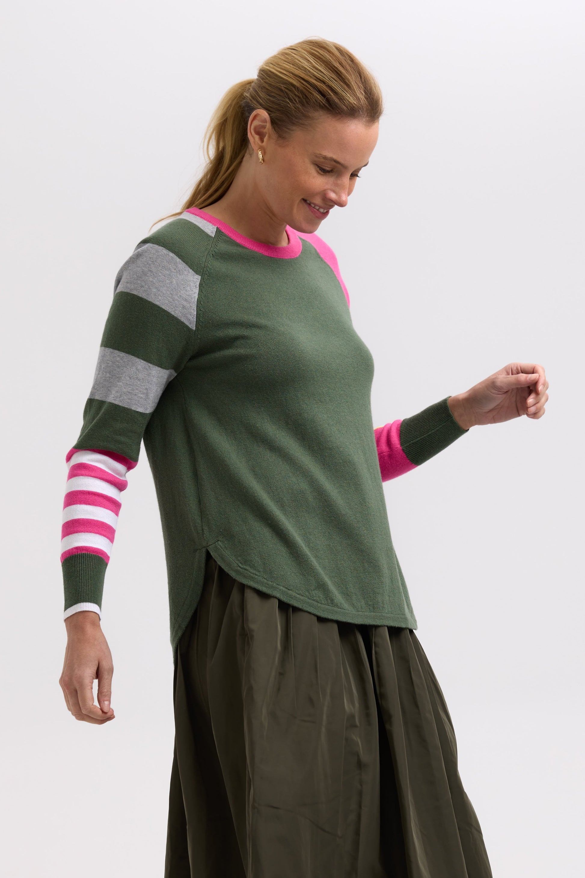 Z&P MY HAPPY JUMPER - KHAKI - THE VOGUE STORE