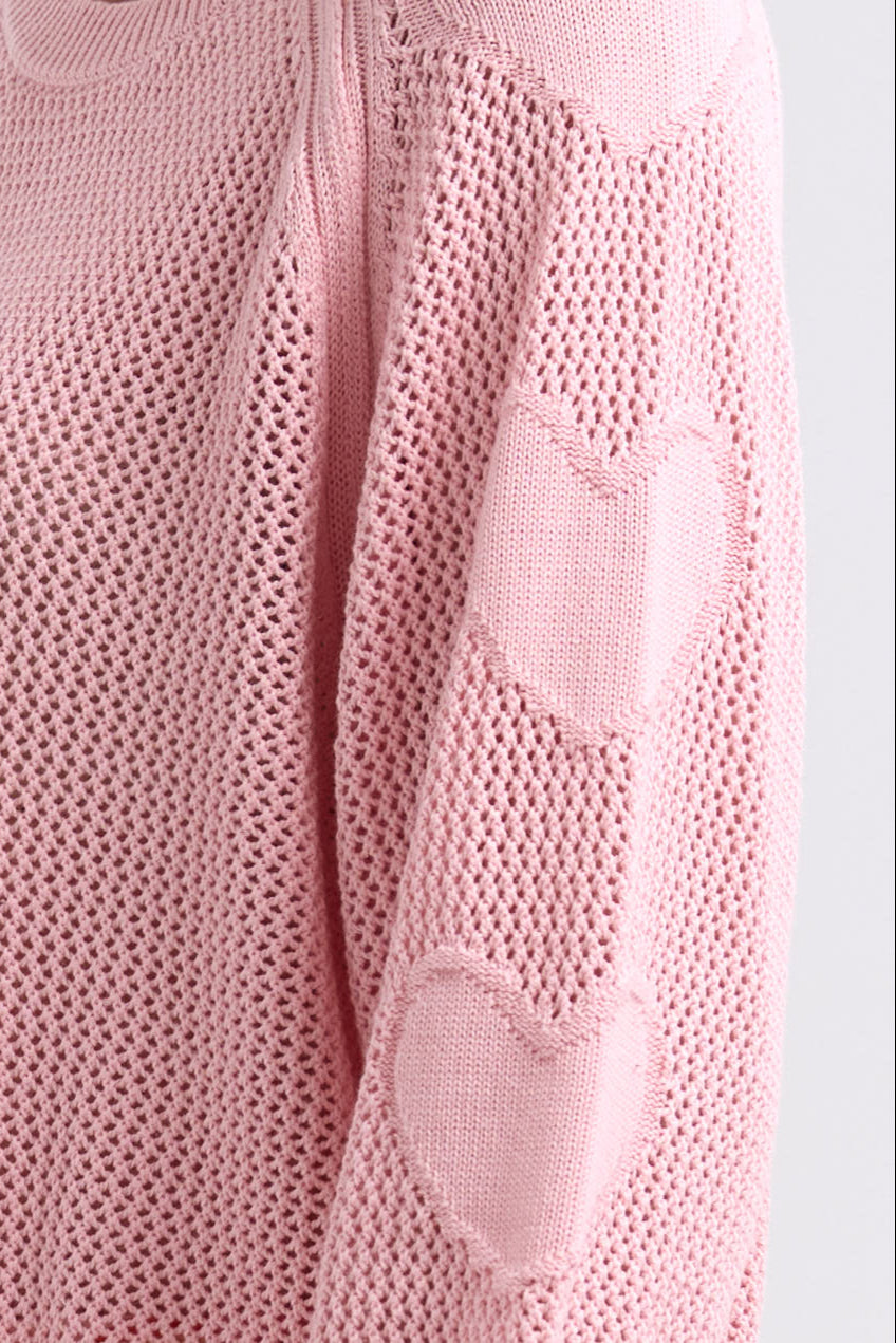 Z&P HEARTS ON MY SLEEVE - PINK - THE VOGUE STORE