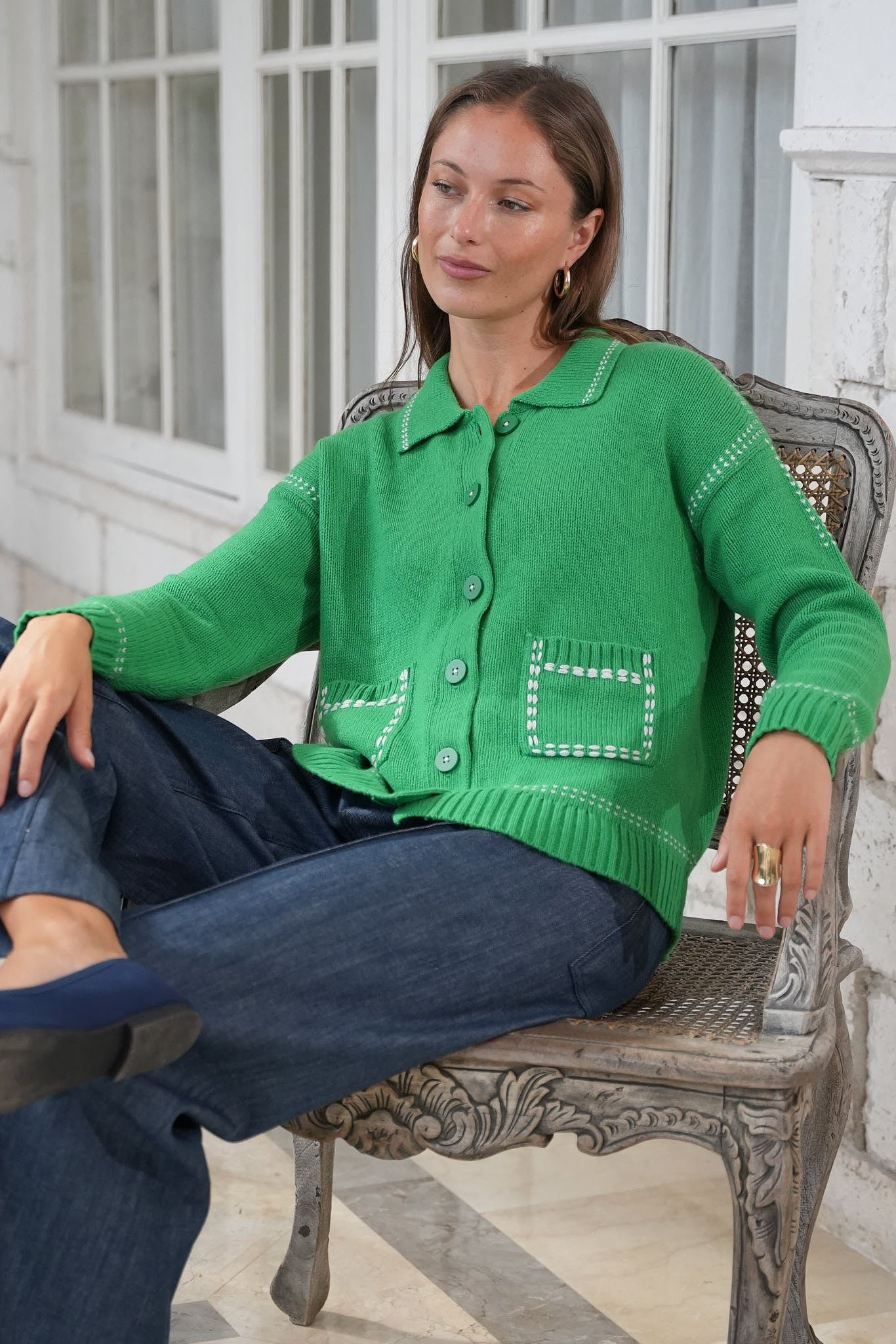 Z&P TAILORED CARDI - ROCKET - THE VOGUE STORE