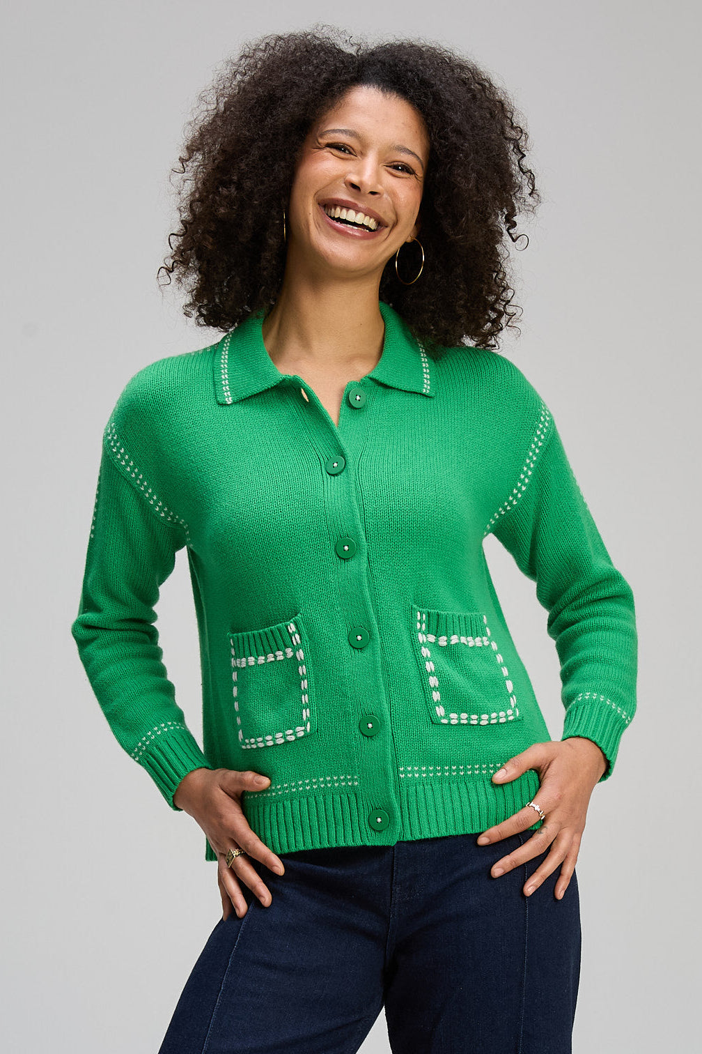 Z&P TAILORED CARDI - ROCKET - THE VOGUE STORE