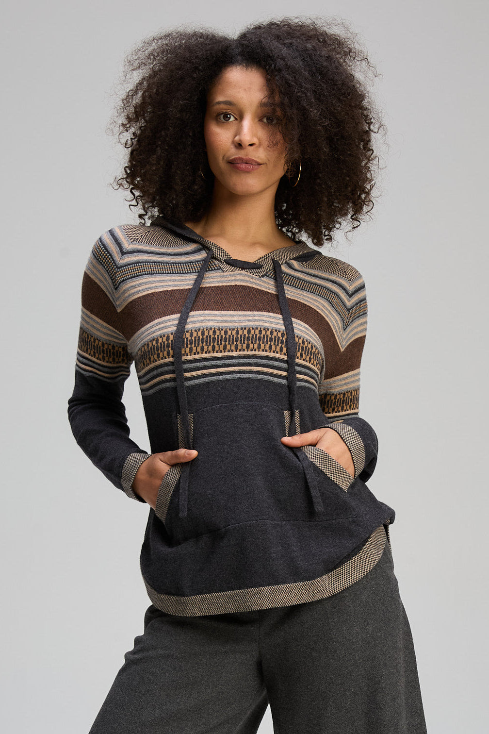 Z&P APRES HOODIE - CHARCOAL - THE VOGUE STORE