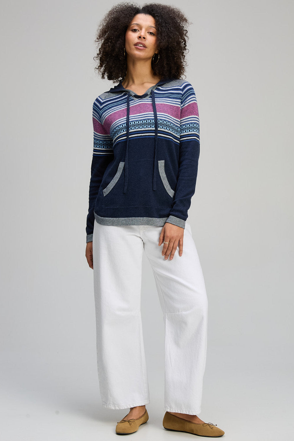 Z&P APRES HOODIE - DARK DENIM - THE VOGUE STORE